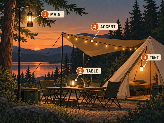 Why One Camping Lantern Isn’t Enough: A Beginner’s Guide to Safer Campsite Lighting？