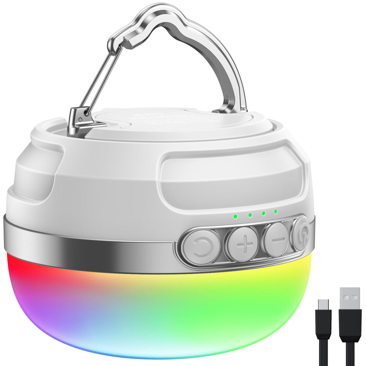 ZMNT LED Camping Lantern Rechargeable 1000LM, Up to 300H Running Time Camping Tent Light, 6700mAh Emergency Hanging Light for Hurricane, Power Outages, Home, Hiking, Water-Resistant, Black